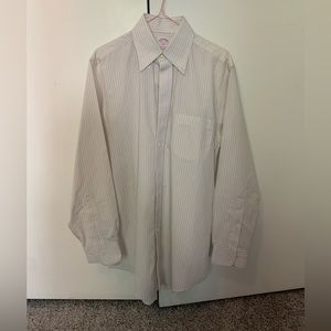 NWOT Brook Brothers 346 The original Stripe Non-Iron Polo Shirt